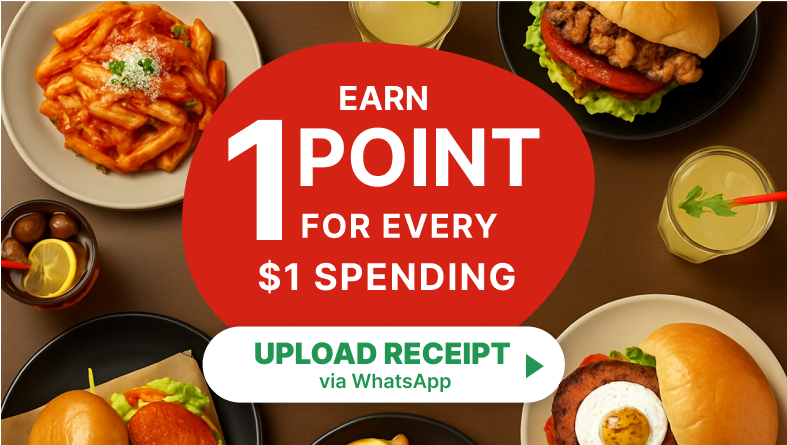 Earn 1 point for every $1 spening